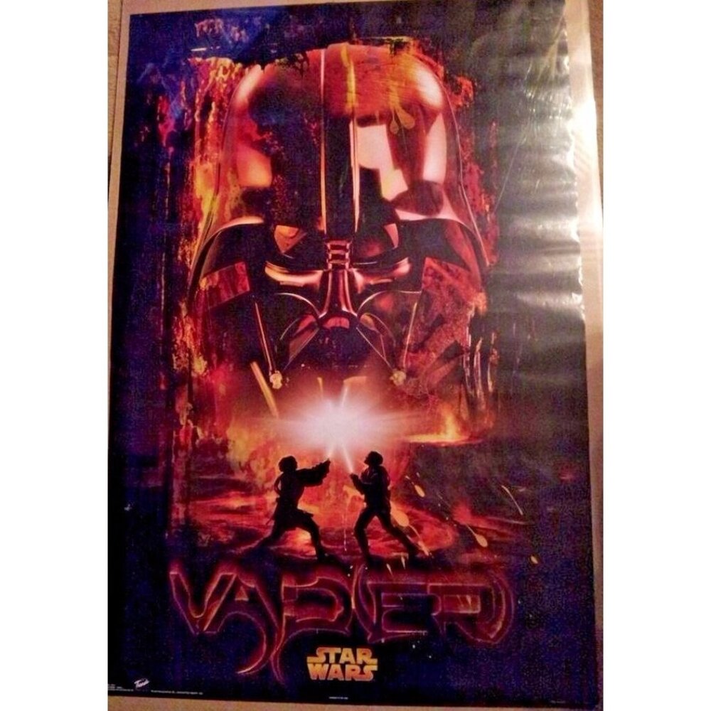 Star Wars Darth Vader Poster Rolled In Original Plastic 24" x 36"